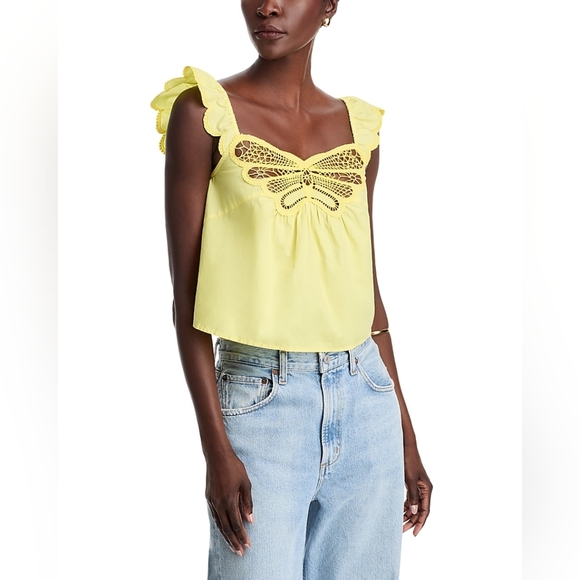 MOTHER Tops - MOTHER The Butterfly Tank Top